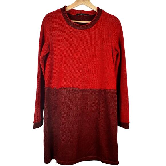 Amadi Dresses & Skirts - Anthropoligie Amadi Red Lightweight Womens Sweater Shift Dress - Size S